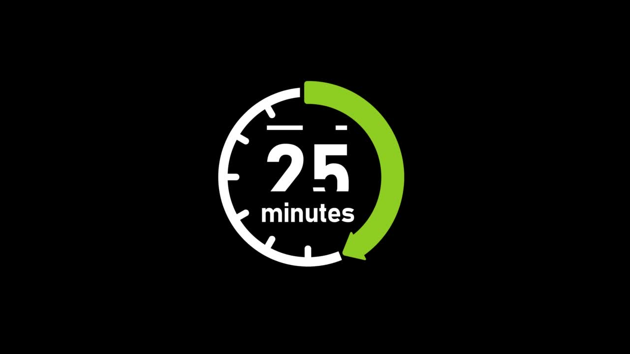 Clock , timer (time passage , waiting time) animation (4K) | 30 minutes