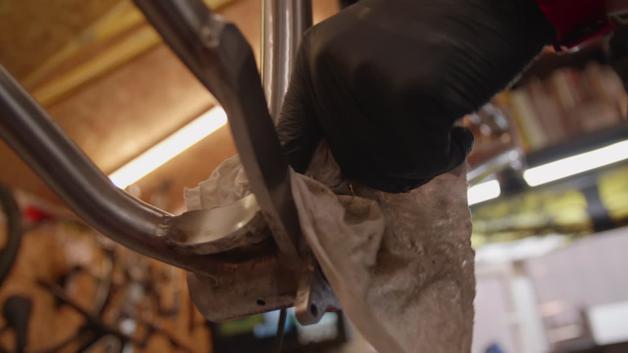 taller de bicicleta de montaña