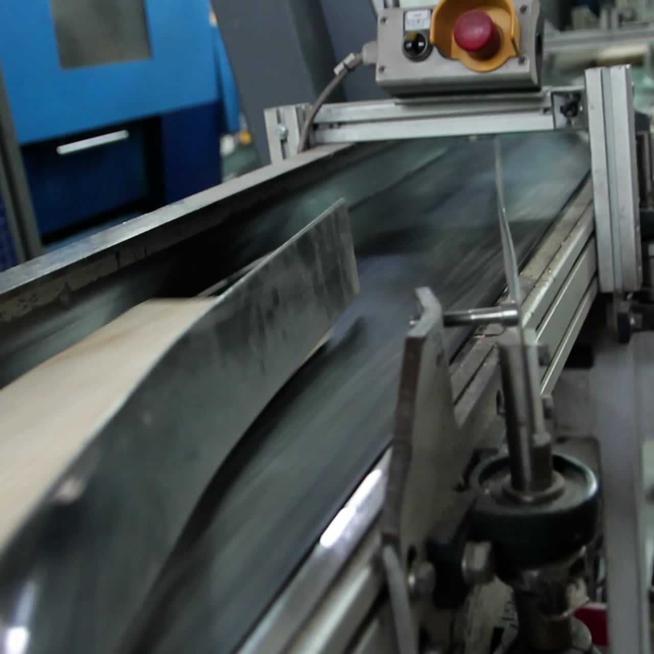 Parquet production. Industrial factory.