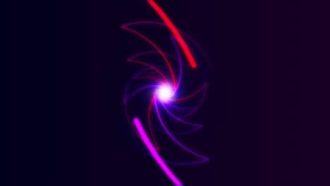 fondo de movimiento de neón bucle sin costuras
