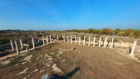 Vista-Aérea-De-Las-Antiguas-Ruinas-De-Salamis-K