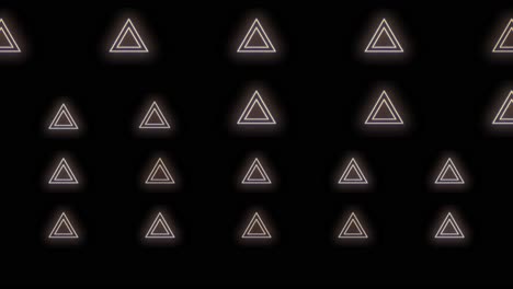 Patrón-Geométrico-De-Triángulos-Azul-Y-Amarillo-Neón