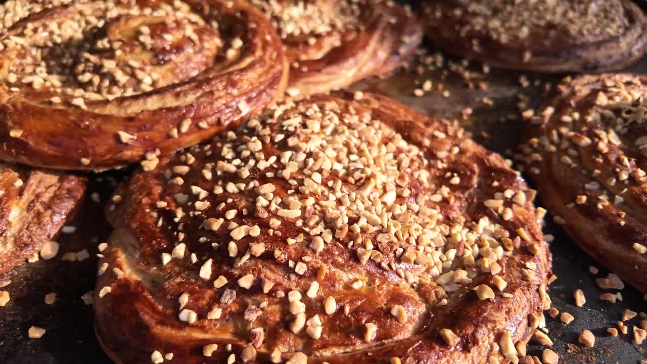 Danish Pastries with Nuts