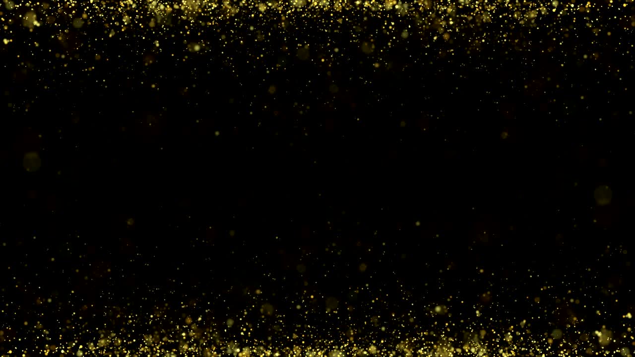 Gold Glitter Background. Golden Rain. Loop Animation | Premium Stock ...