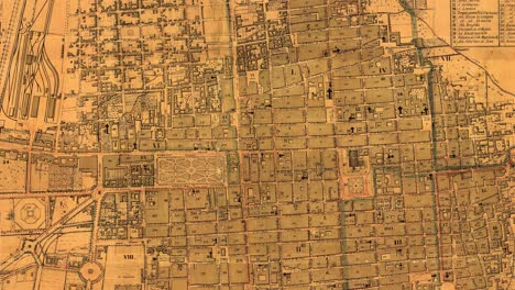 antique-19th-century-map-of-mexico-city-in-mexico-during-porfiriato