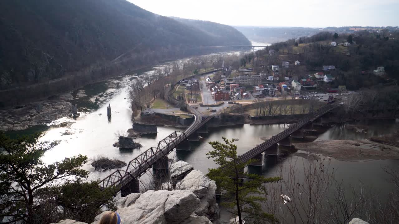 Scenic View of Harpers Ferry