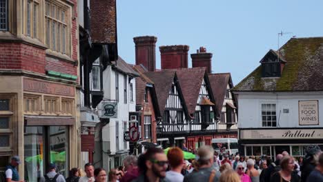 crowded street during arundel festival event