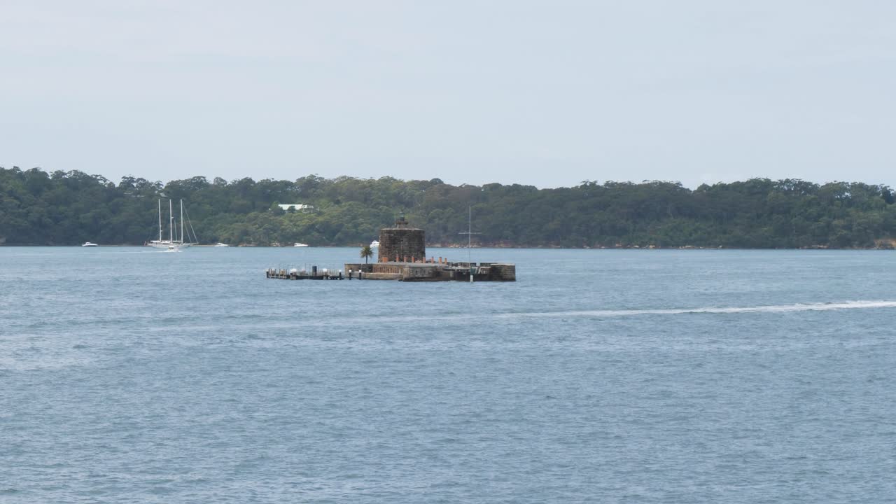 포트 데니슨 (fort denison) - 시드니 하버 국립공원 (sydney harbour national park) 의 일부, 피치구트 섬 (pinchgut island), 시드니, 오스트레일리아