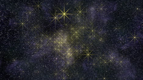 belleza cósmica cautivadora galaxia estilizada con estrellas y nebulosas