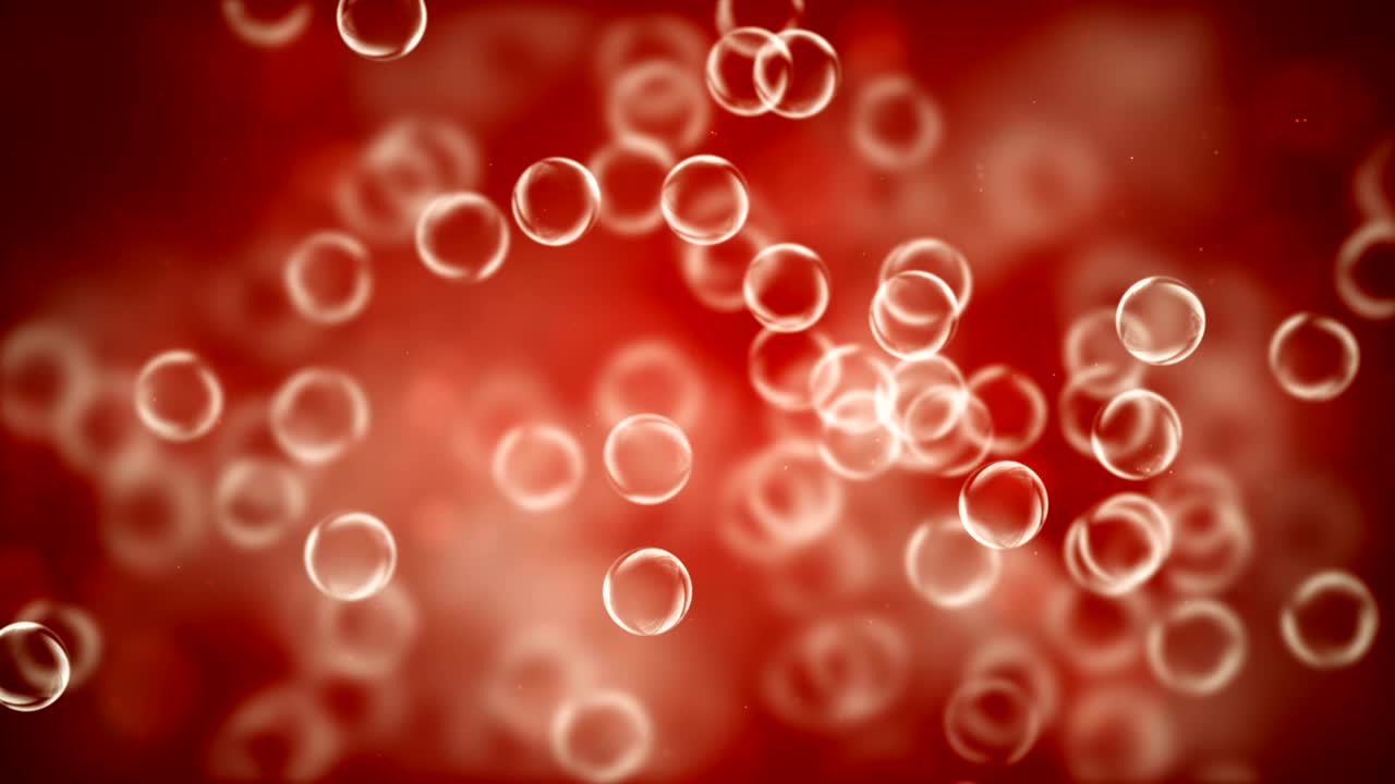 burbujas de colores (en bucle) - video de stock