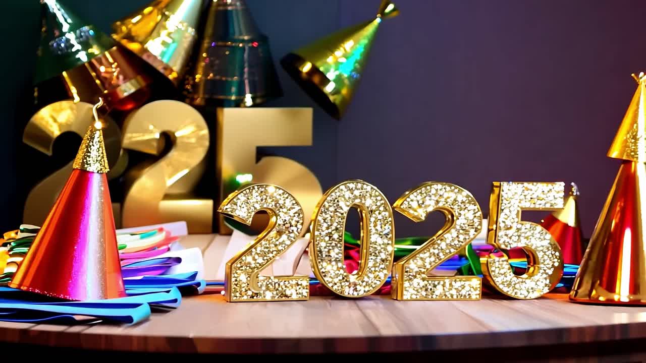 Happy New Year 2025 Decoration