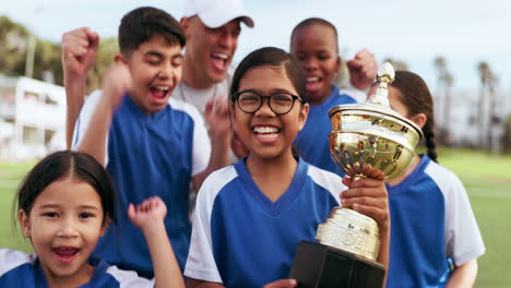 football celebration, sports team trophy