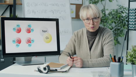 chemistry teacher explains chemical formulas