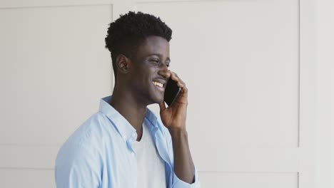 man talking on phone