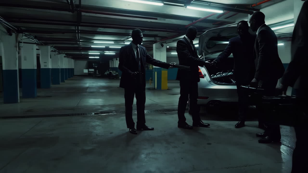 Clandestine Transaction in an Underground Parking Garage