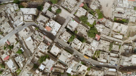 Drone-shot-over-Amman---Jordan,-June-2019