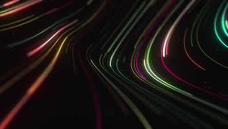 abstract glowing lines