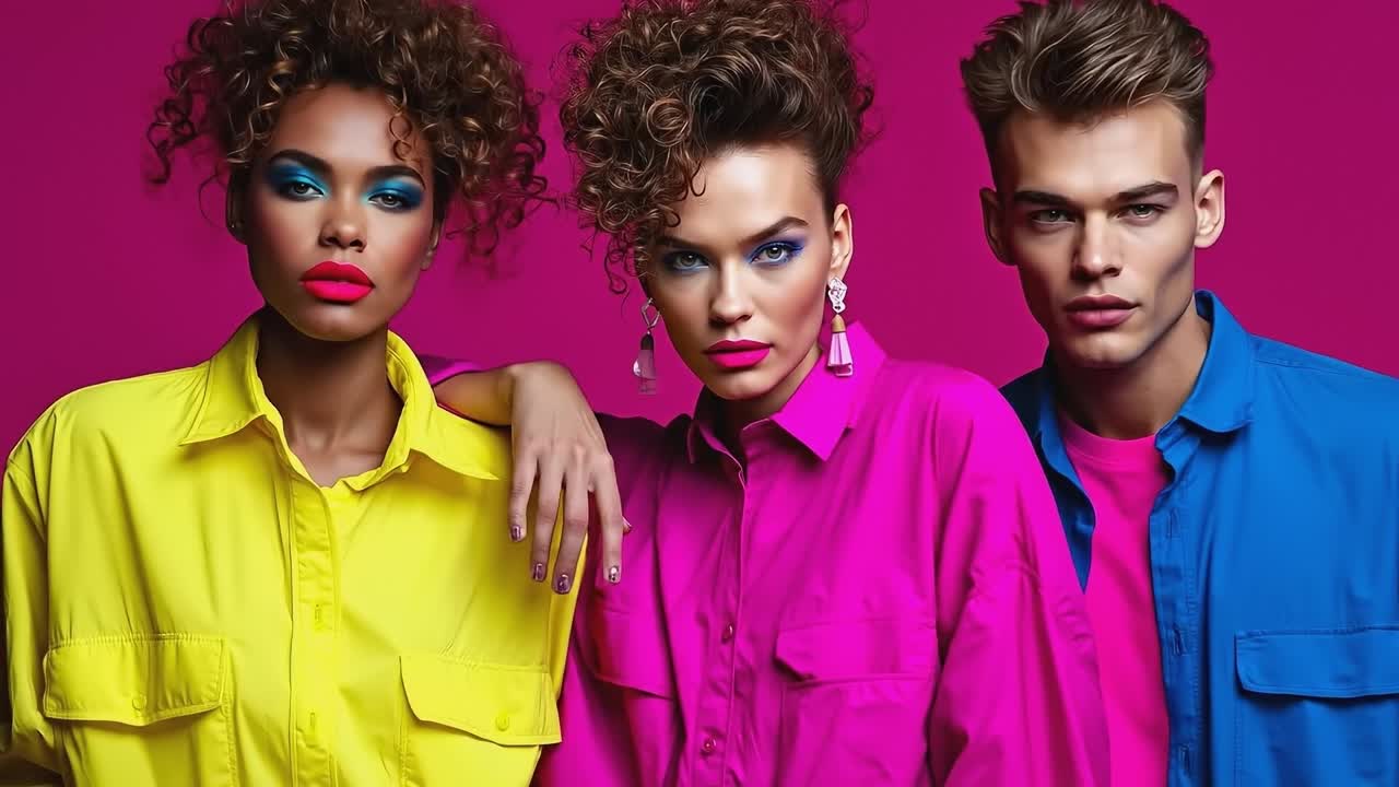 A group of three young people standing next to each other