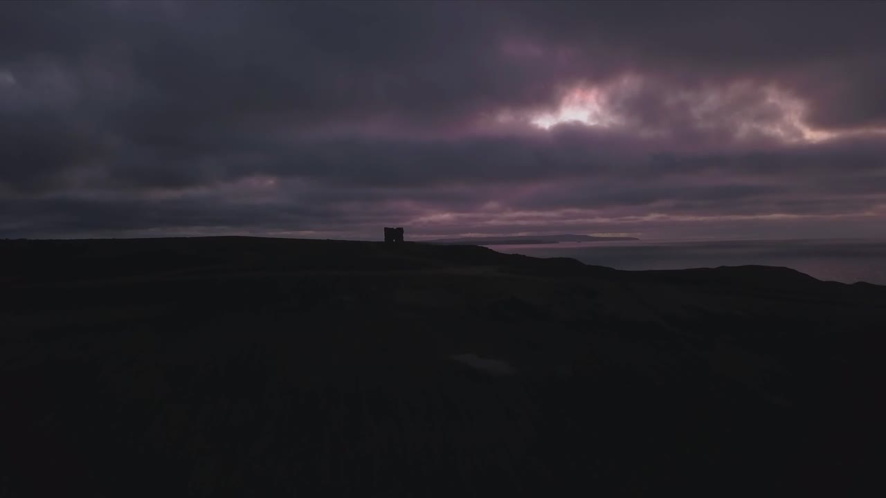 콘월 해변의 조감도