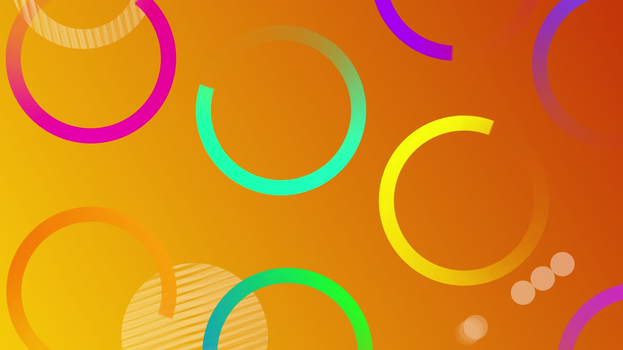 fondo de colores abstractos con anillos.