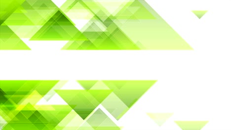 green triangles tech abstract minimal geometric video animation