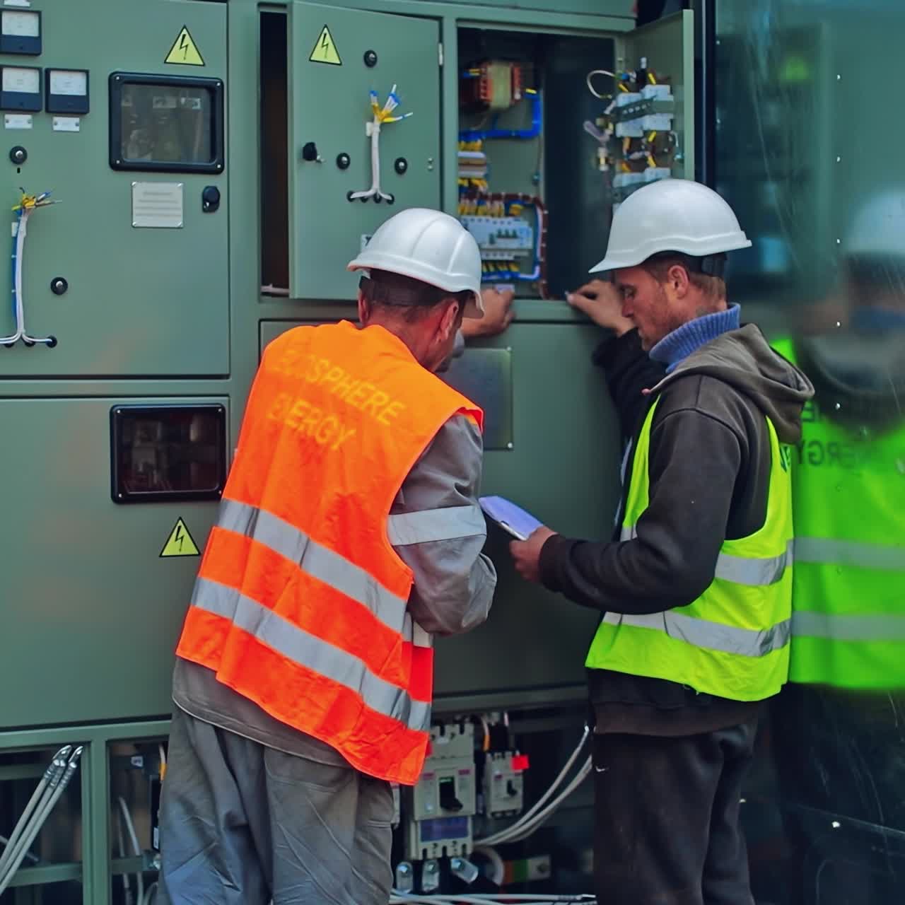 Solar panels transformator