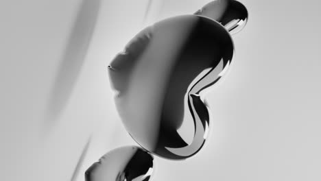 dark balloon hearts