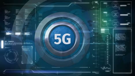 5g-Logo-Auf-Einem-Knopf-Mit-Technologischem-Hintergrund