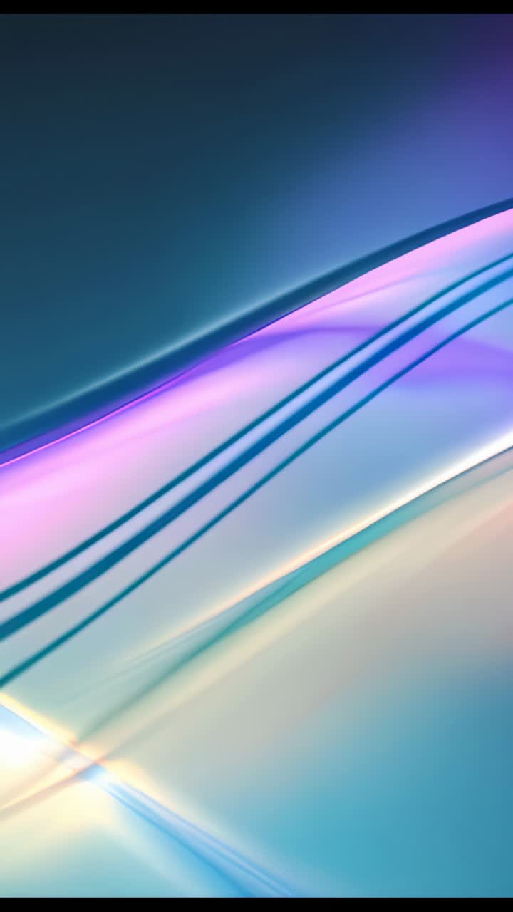 Vertical video: Loop starting waveforms flowing, streaks pulsing in abstract scene for color shifts