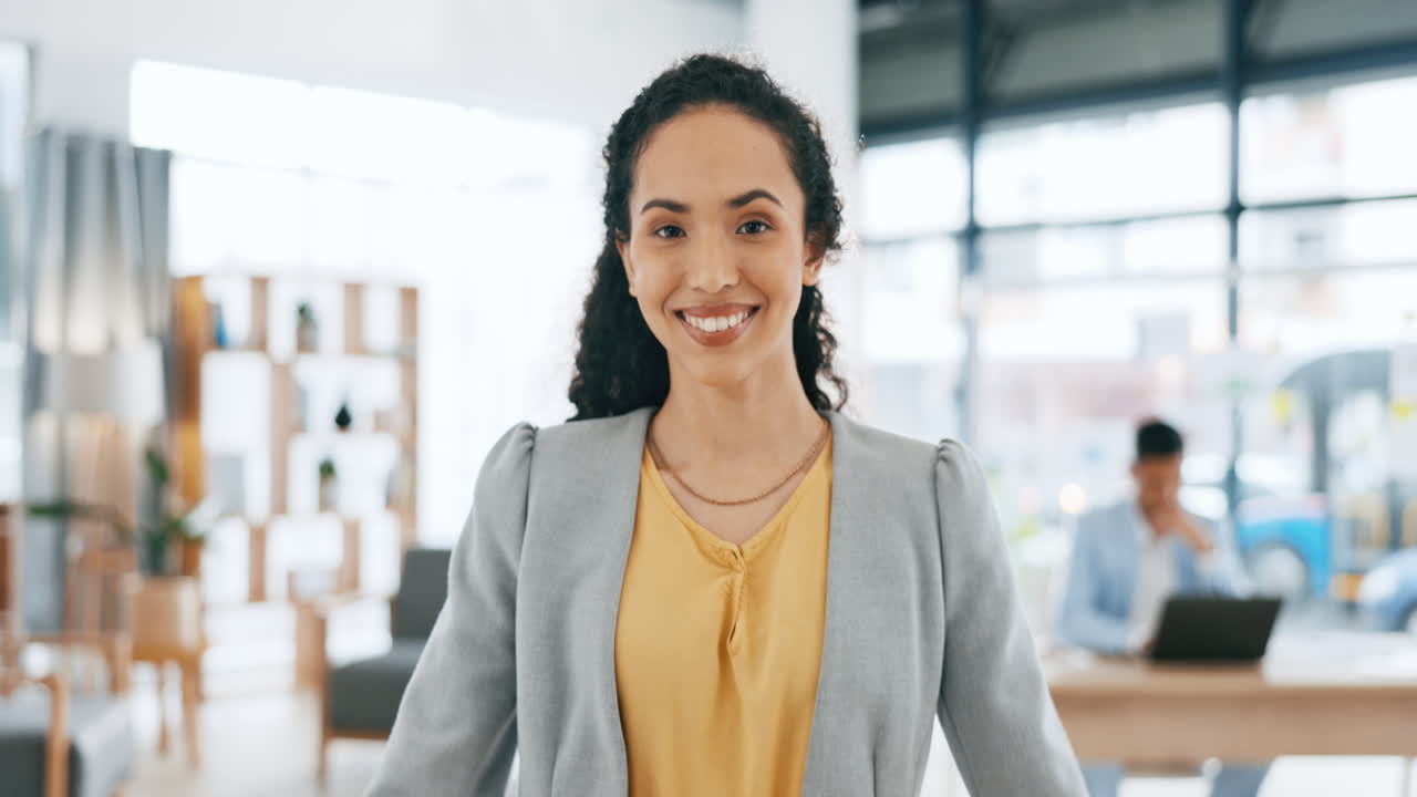 Portrait, vision and professional with a business | Premium Stock Video ...