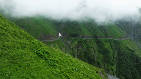 the great caucasus mountains with abano pass in tusheti national park, georgia