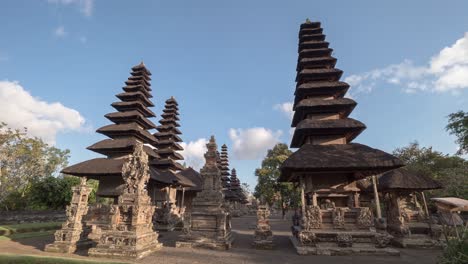 balinese temples at sunrise/sunset