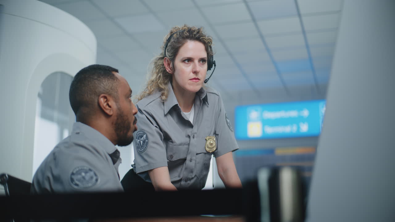 공항 보안 인력 모니터링