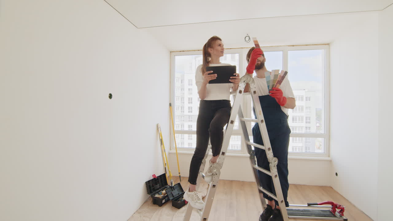 proyecto de renovación del hogar - elección de colores de pintura