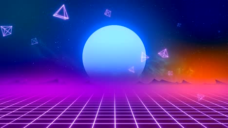 el horizonte retro-futurista