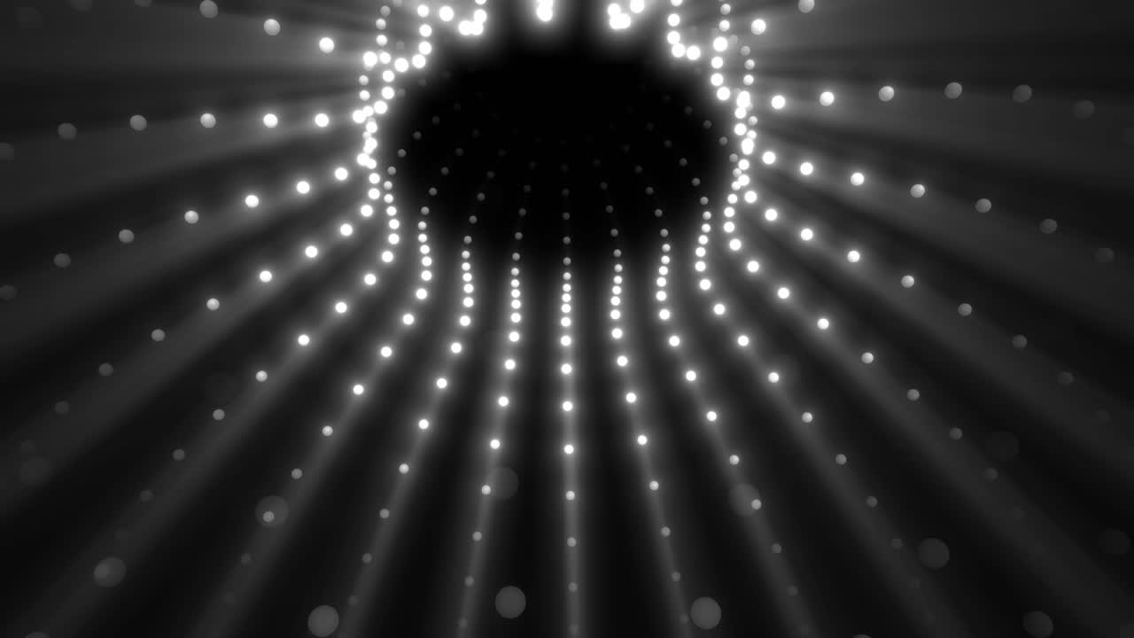 Abstract Glowing Light Pattern