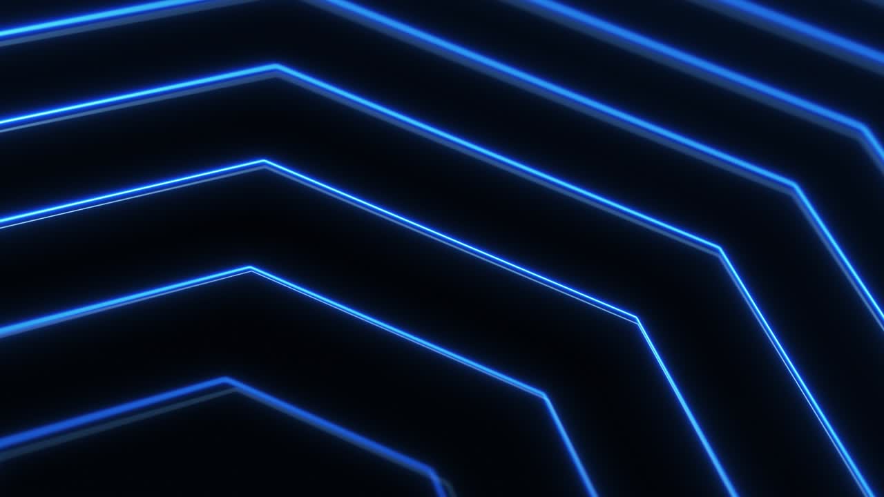 fondo abstracto de líneas de neón azul brillante. sin costuras