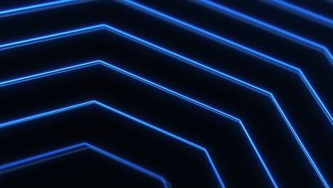 fondo abstracto de líneas de neón azul brillante. sin costuras