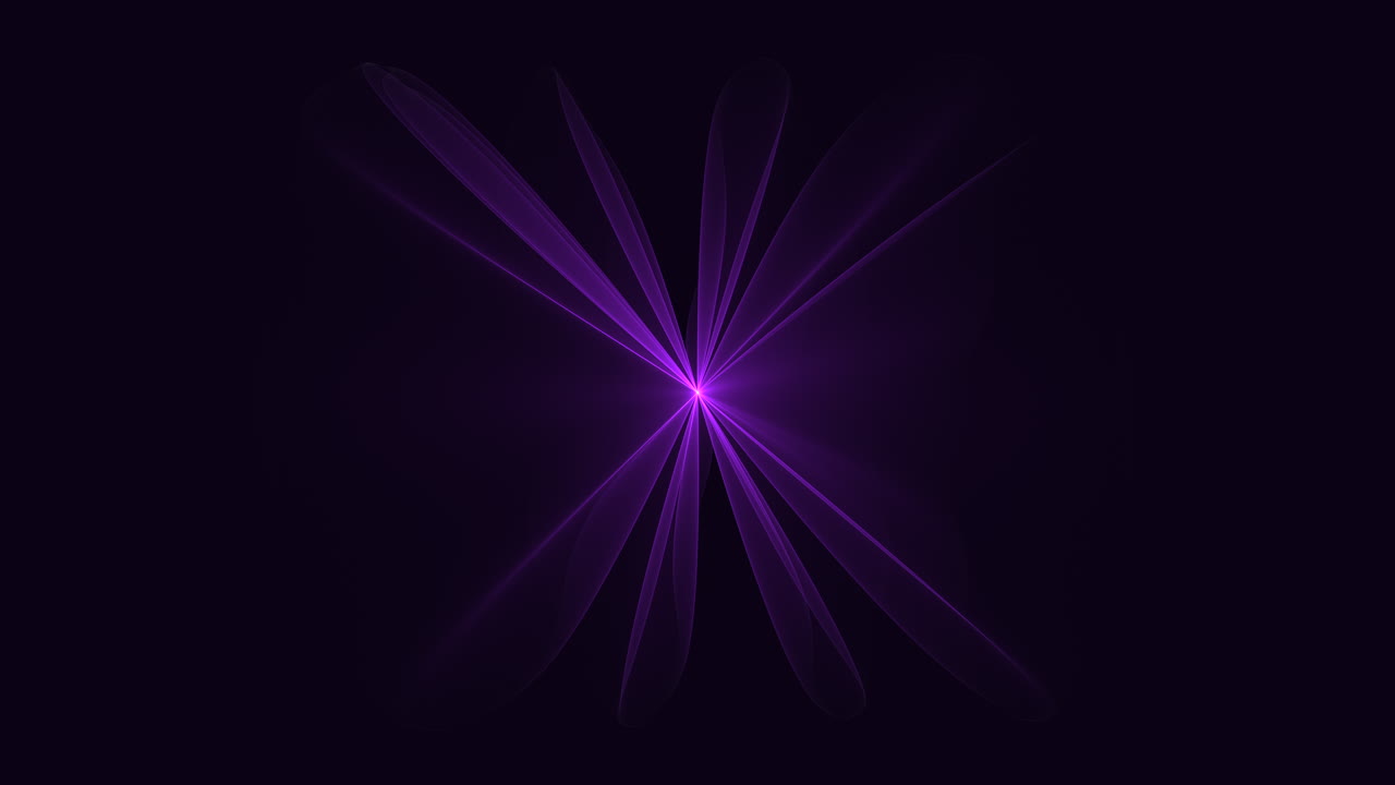 Radiant purple light illuminating the darkness