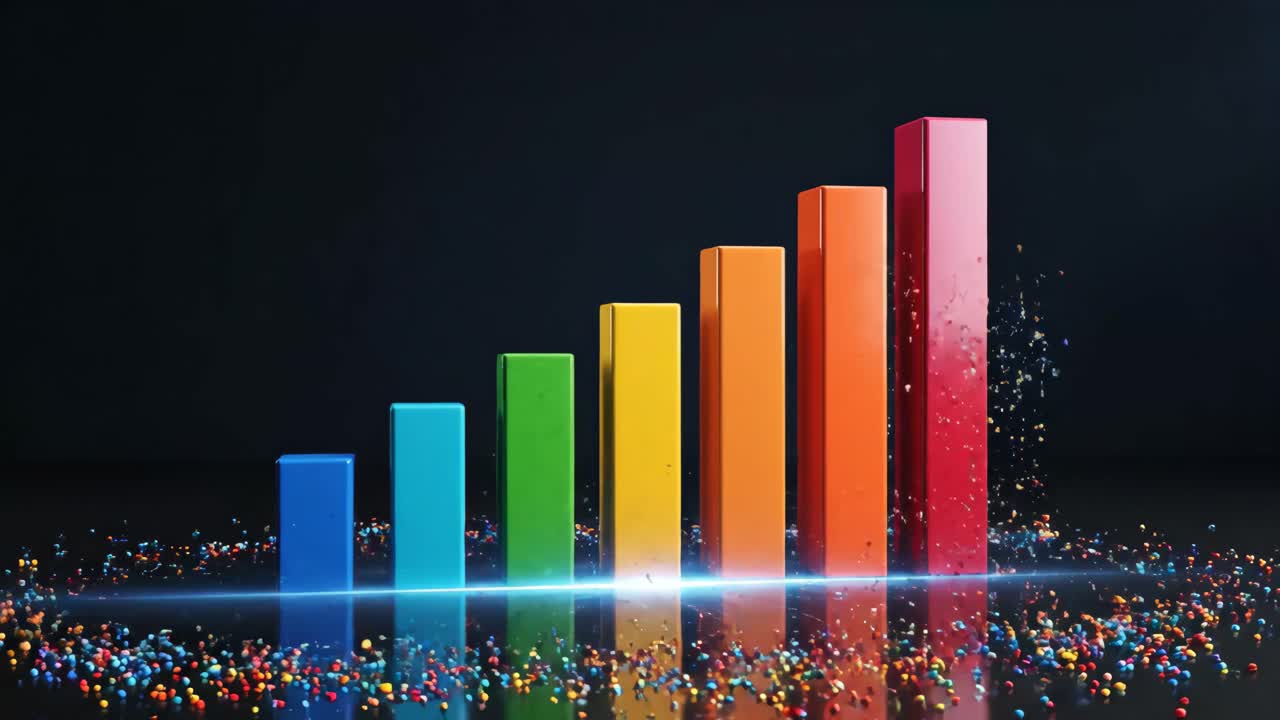 Colorful Data Visualization Bar Graph