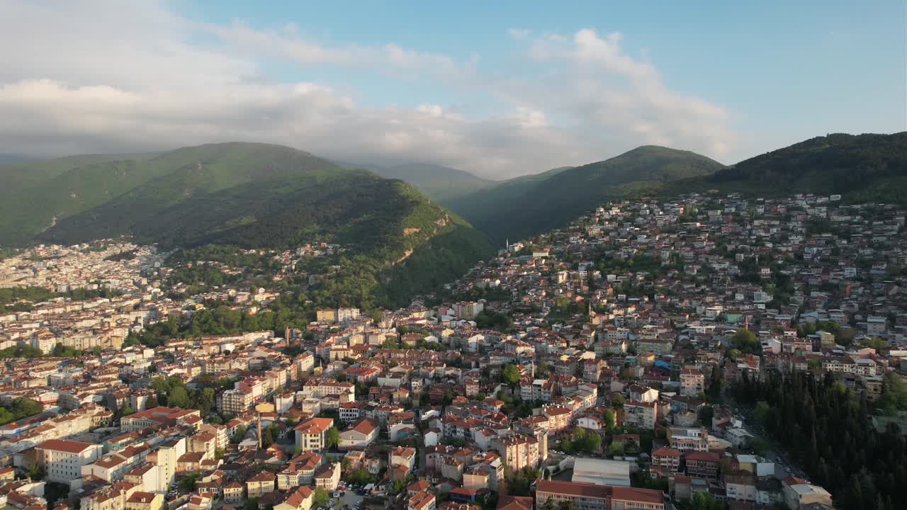 amplia vista verde de la ciudad