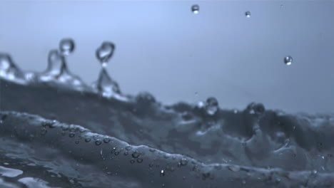 water pour in super slow motion