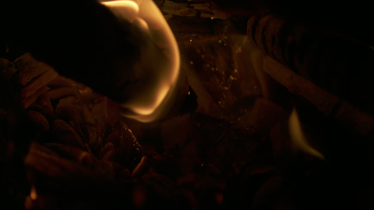 화재의 클로즈업