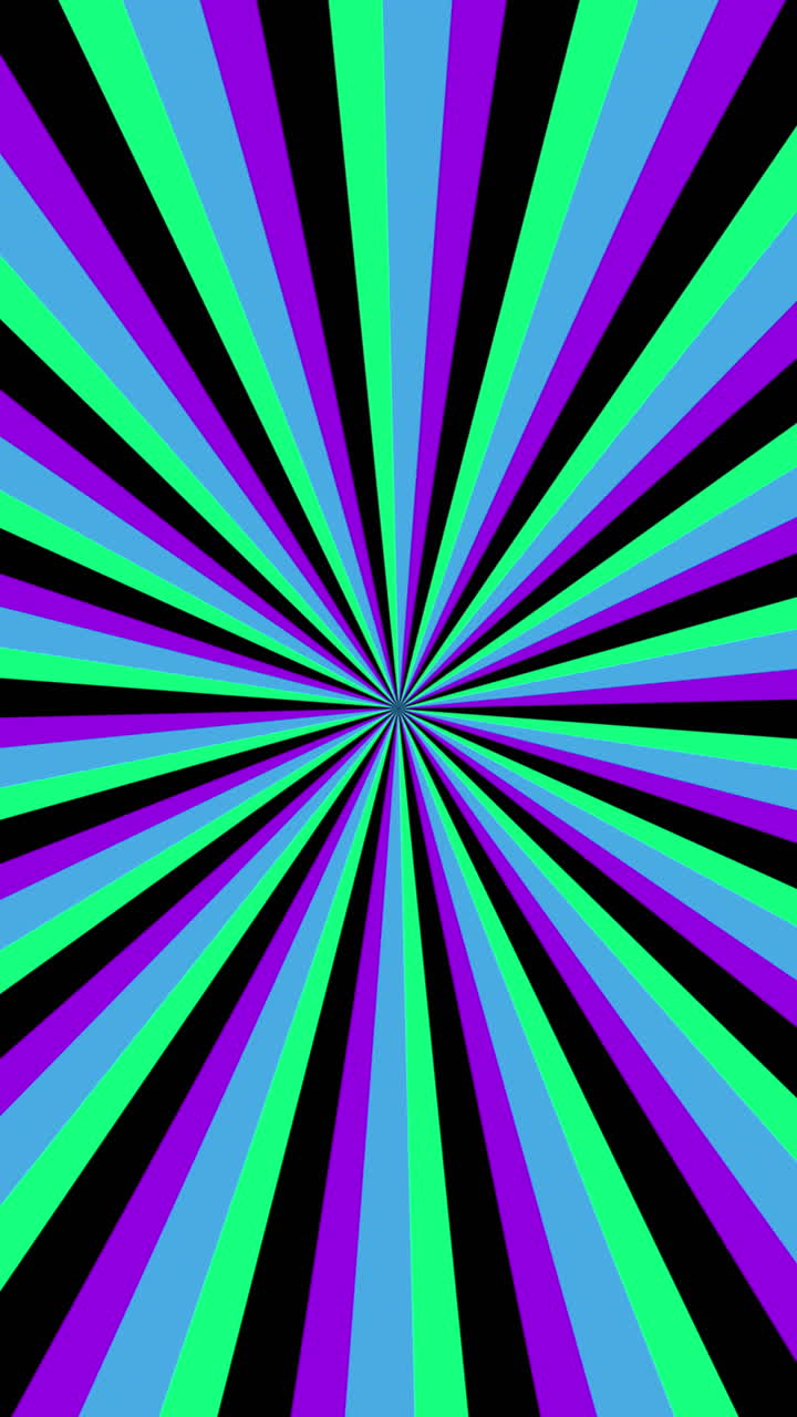 luci a spirale astratte in verticale