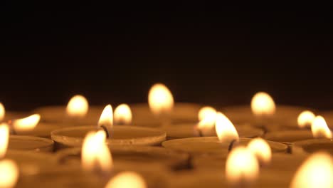 burning candles
