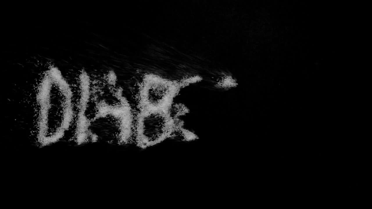 당뇨병은 설탕으로 표시되어 있습니다.