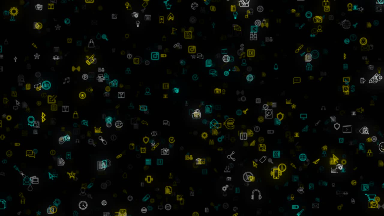 Abstract Digital Icons