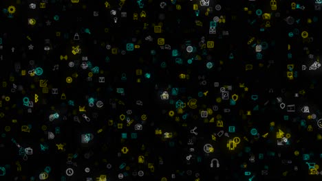 iconos digitales abstractos