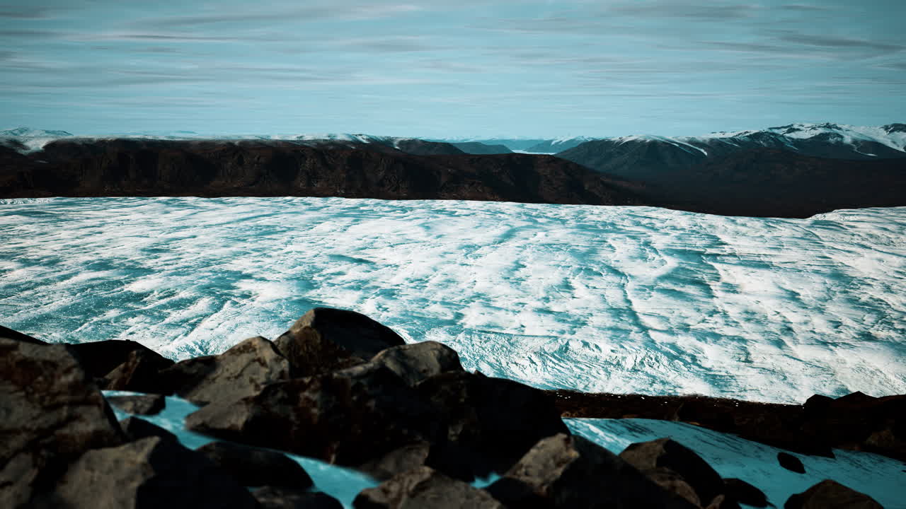 hermoso paisaje en el glaciar en islandia