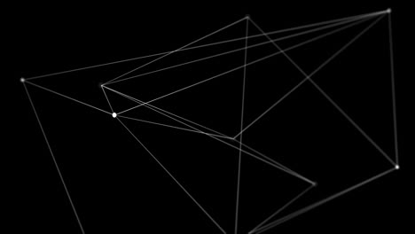 digital generated video of geometric line